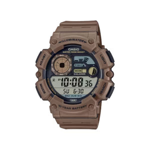 Casio Men's Digital Watch WS-1500H-5AV Brown Resin Band Men Sport Watch