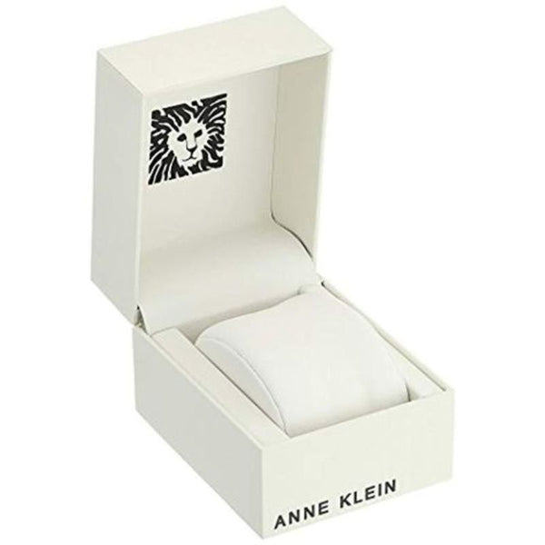 Anne Klein Women's Analog Watch AK-1611WTSV Silverstone and White Ceramic Bracelet Watch