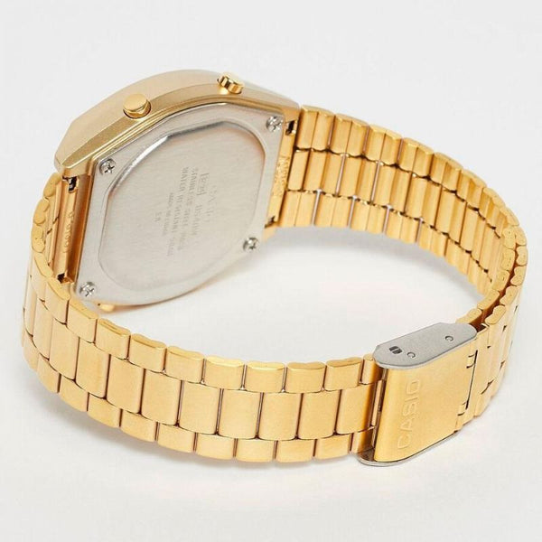 Casio Vintage Women's Digital Watch B640WGG-9DF Stainless Steel Band Gold Watch