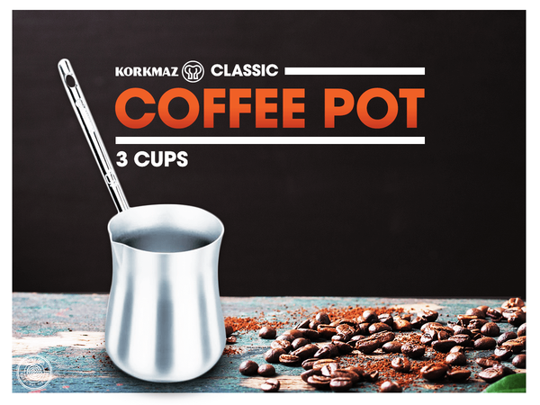 Korkmaz Classic 3 Cup Coffee Pot A136