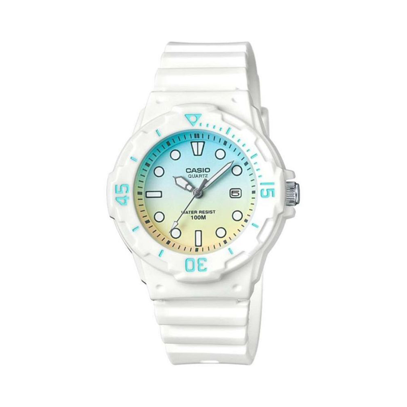 Casio Kid's Analog Watch LRW-200H-2E2 White Resin Band Casual Watch