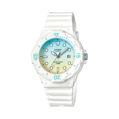 Casio Kid's Analog Watch LRW-200H-2E2 White Resin Band Casual Watch
