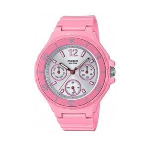 Casio Kid's Analog LRW-250H-4A3V Pink Resin Band Casual Watch