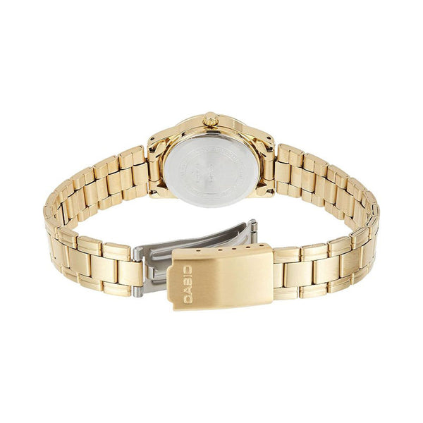Casio Women's Analog Watch LTP-V001G-9B Stainless Steel Band Gold Watch