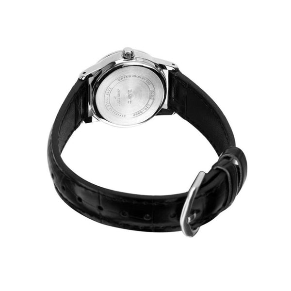 Casio Women's Analog Watch LTP-V002L-1B Black Leather Watch