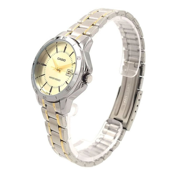 Casio Women's Analog Watch LTP-V004SG-9A Stainless Steel Gold Watch