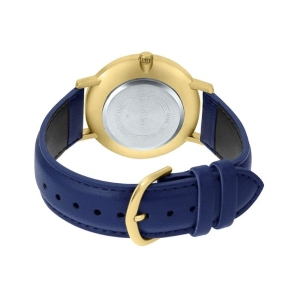 Casio Women's Analog Watch LTP-VT01GL-2B Gold Tone Case Leather Watch