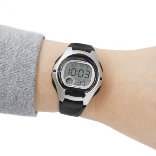 Casio Kid's Digital Watch LW-200-1AVDF Black Resin Band Sport Watch