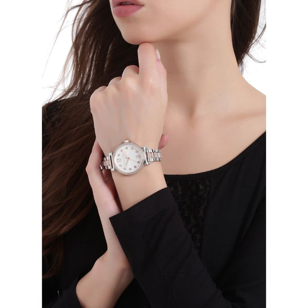 Michael Kors Women's Mini Sofie Three-Hand Two-Tone Stainless Steel Watch MK3880