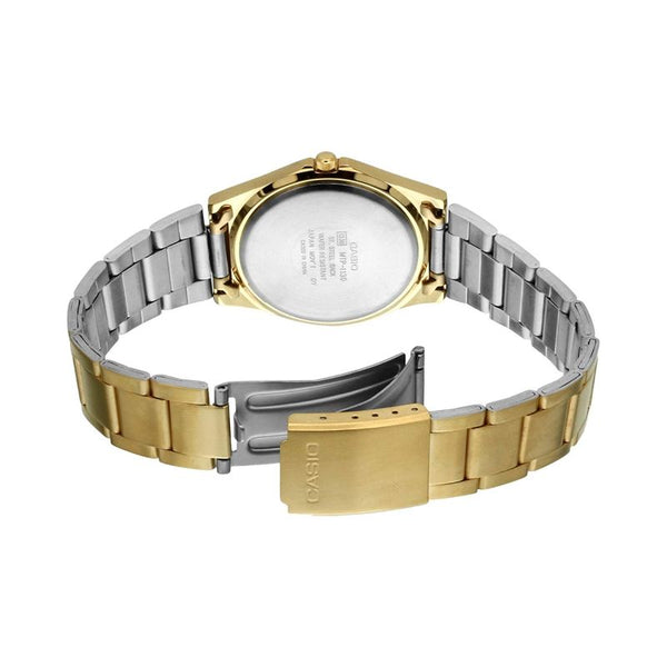 Casio Men's Analog MTP-1170N-7A Stainless Steel Band Gold Watch